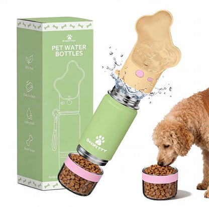 Portable Stainless Steel Dog Water Bottle