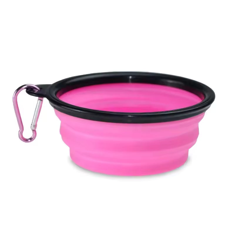 Foldable Silicone Dog Bowl 